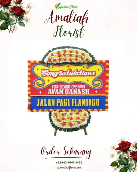 Sewa Papan Bunga Baujeng